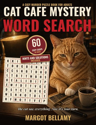 Cat Cafe Mystery Word Search